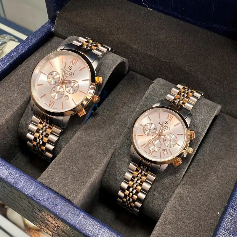 ست ساعت مچی عقربه ای زنانه و مردانه شوپیر مدل GL166A009