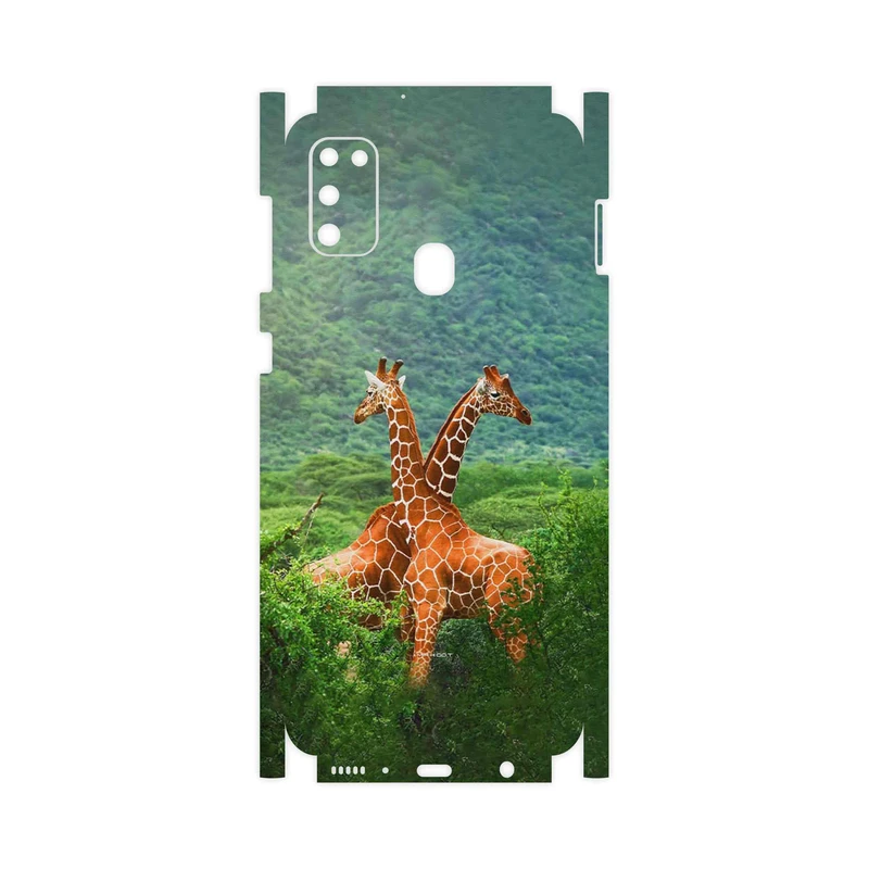 برچسب پوششی ماهوت مدل Giraffe-FullSkin مناسب برای گوشی موبایل سامسونگ Galaxy M21
