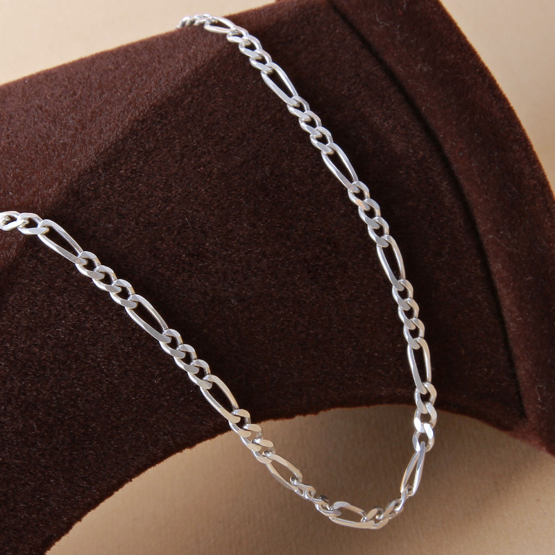 زنجیر نقره مردانه بازرگانی میلادی کد ZR_008