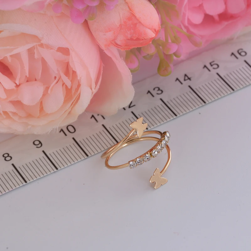 عکس شماره 4 : بند انگشتی زنانه ماصرم مدل پروانه کد ri3038