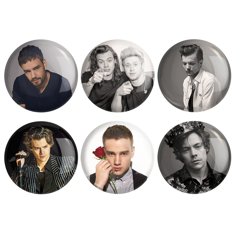 مگنت خندالو طرح گروه وان دایرکشن One Direction کد 1077B مجموعه 6 عددی