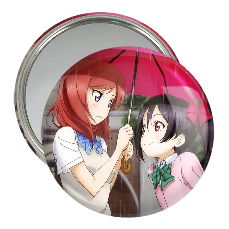 آینه جیبی خندالو مدل نیکو و ماکی انیمه لاو لایو Love Live  کد 18308