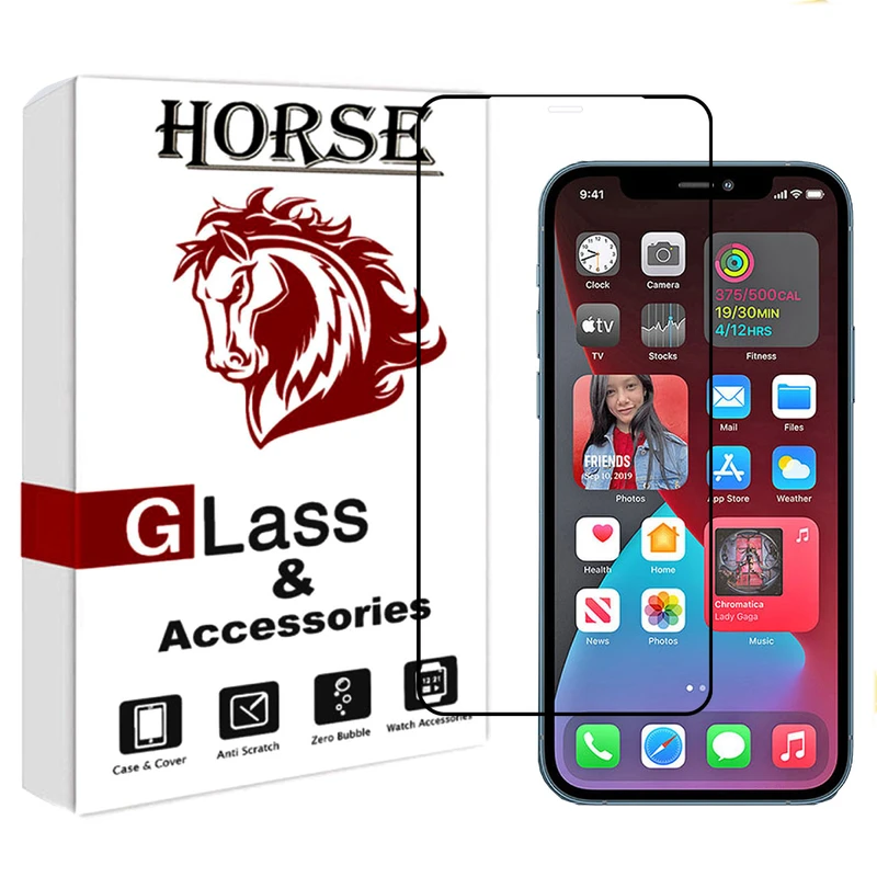 محافظ صفحه نمایش سرامیکی هورس مدل CERAMHORS مناسب برای گوشی موبایل اپل iPhone 12 Pro Max