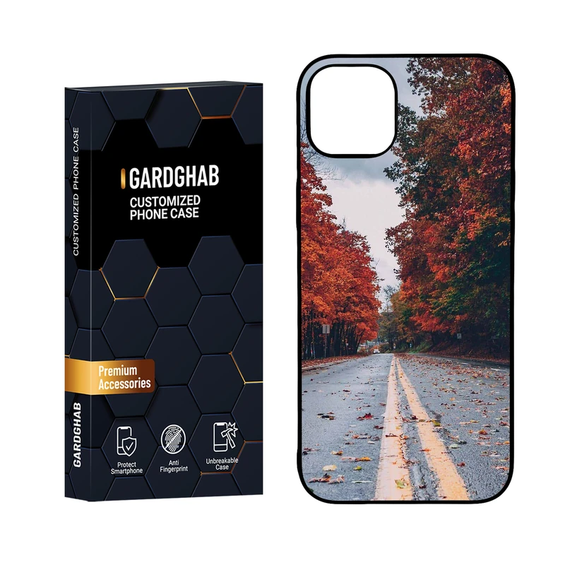 کاور گارد قاب مدل پشت گلس طبیعت مناسب برای گوشی موبایل اپل iPhone 15 Plus