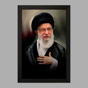 تابلو خندالو مدل تصویر رهبر  کد 12623