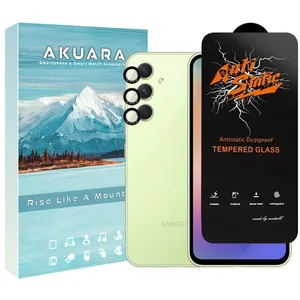 Akuara Antistatic-ring Screen Protector For Samsung Galaxy S23 Fe with lens protector