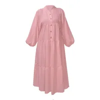 پیراهن ساحلی یقه هفت زنانه مدل بیسیک