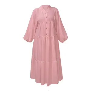 پیراهن ساحلی یقه هفت زنانه مدل بیسیک