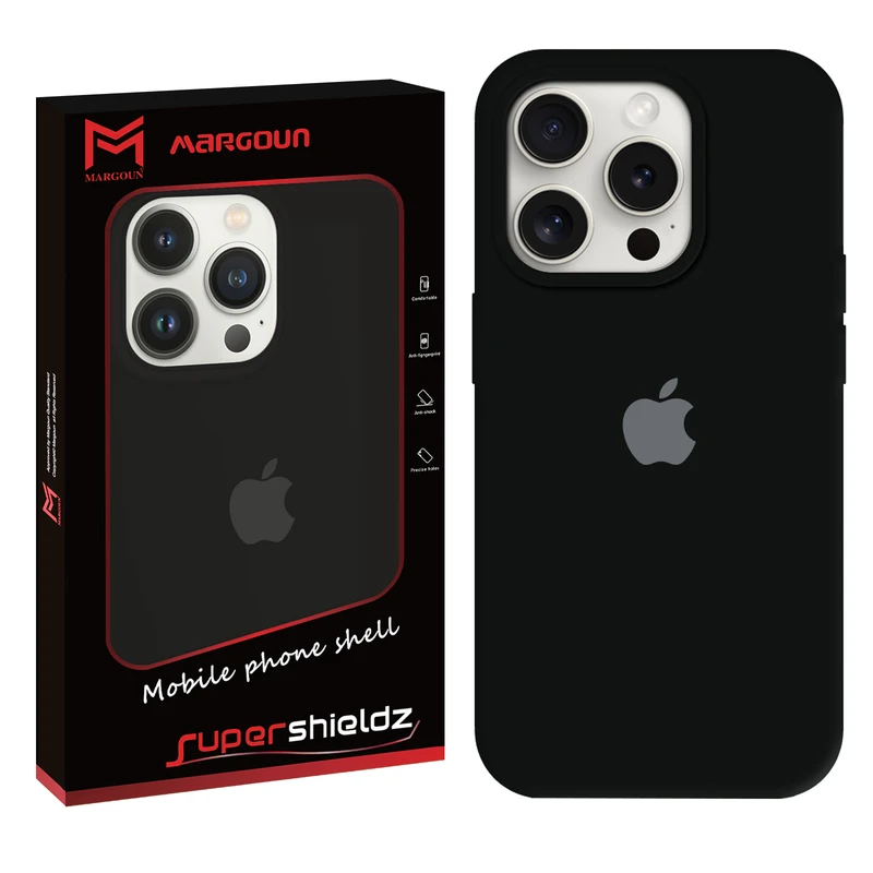 کاور مارگن مدل سیلیکونی مناسب برای گوشی موبایل اپل iPhone 15 PRO