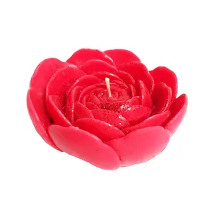 شمع مدل رز پیونی اکلیلی