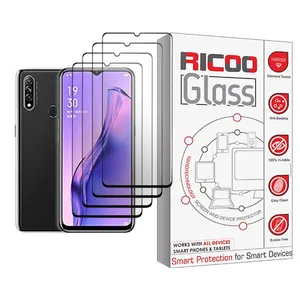 Ricoo Ricoo Glass MIX004 Screen Protector For Oppo A8 Pack Of 4