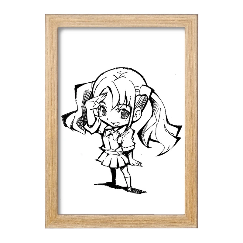 تابلو خندالو مدل آنجو انیمه آنوهانا کد 31993