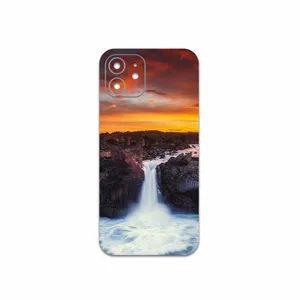 MAHOOT Waterfall Cover Sticker for Apple iPhone 12