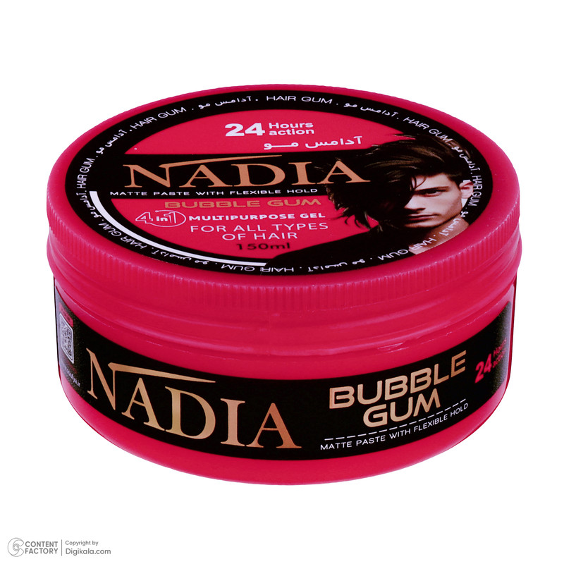 چسب مو نادیا مدل ‌BUBBLE GUM حجم 150 میلی لیتر