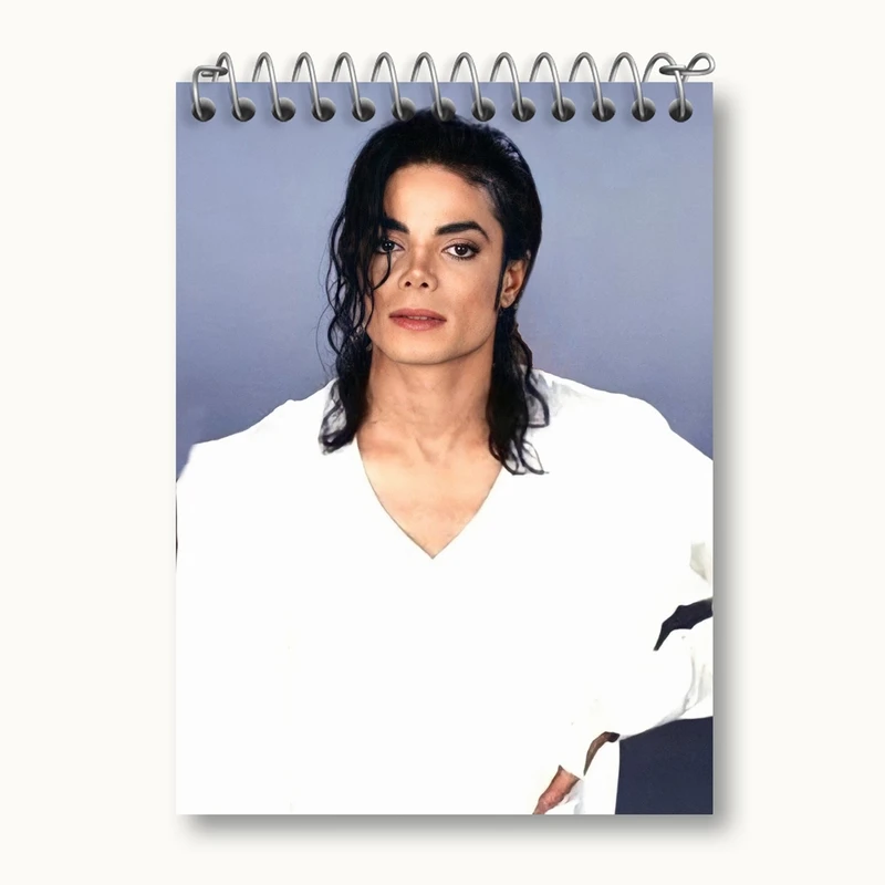 دفتر یادداشت 50 برگ خندالو مدل مایکل جکسون Michael Jackson کد 19236