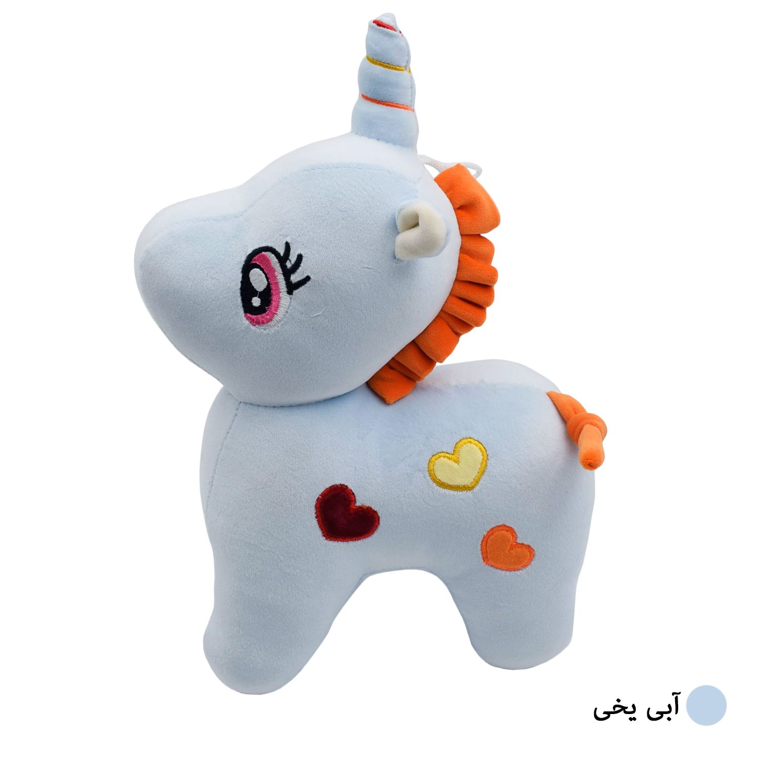 عروسک طرح اسب تک شاخ مدل یونیکورن ارتفاع 37 سانتی متر - - 15