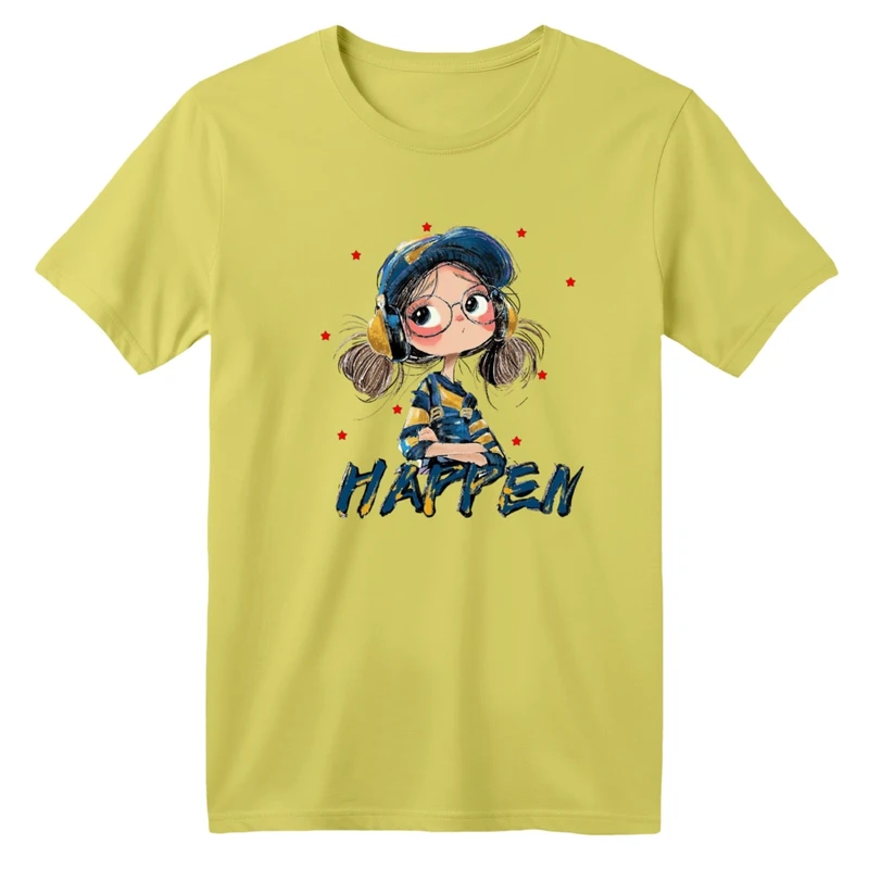 تی شرت آستین کوتاه بچگانه مدل دخترک کد 3