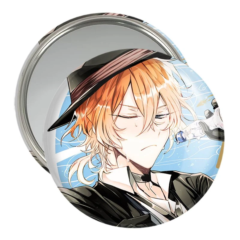 آینه جیبی خندالو مدل چویا سان انیمه سگ های ولگرد بانگو  کد 11756