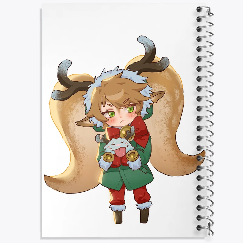 دفتر شطرنجی 50 برگ خندالو مدل بازی لیگ اف لجندز (League of Legends) کد 33031