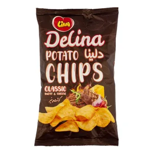 چیپس گوشت و پنیر دلینا - 57 گرم