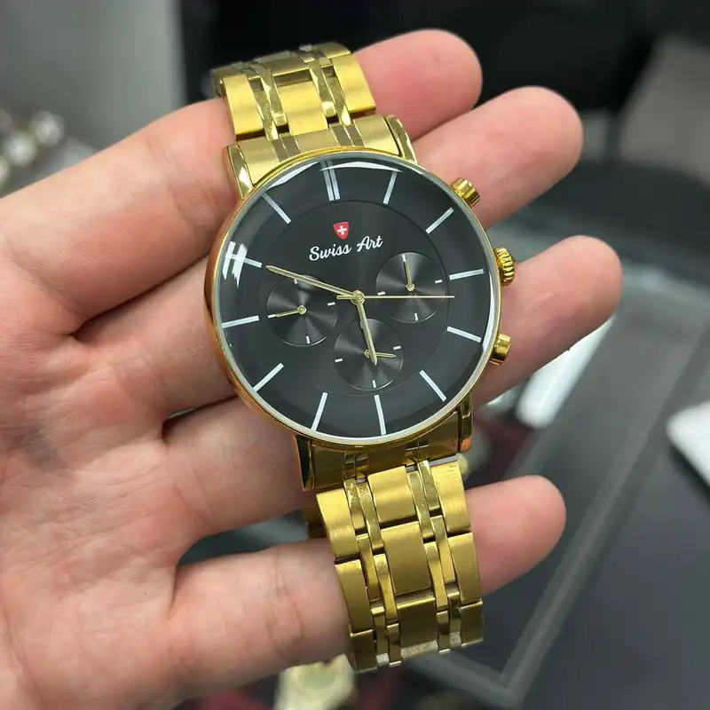 ست ساعت مچی عقربه ای زنانه و مردانه سوئیس آرت مدل 920007-102