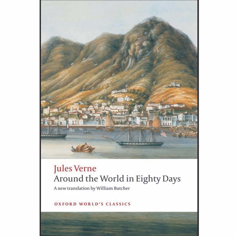 کتاب Around the World in Eighty Days اثر Jules Verne انتشارات OXFORD