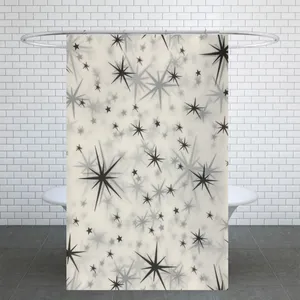 پرده حمام کد PH376 سایز 180x200 سانتی متر