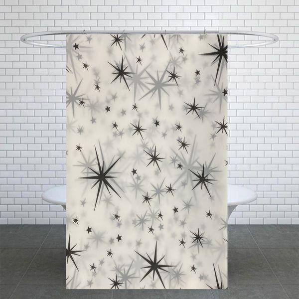 پرده حمام کد PH376 سایز 180x200 سانتی متر