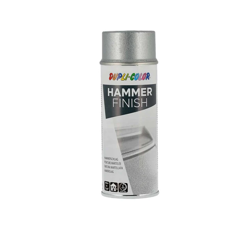 اسپری رنگ افکت چکشی نقره ای دوپلی کالر مدل Hammer حجم 400 میلی لیتر