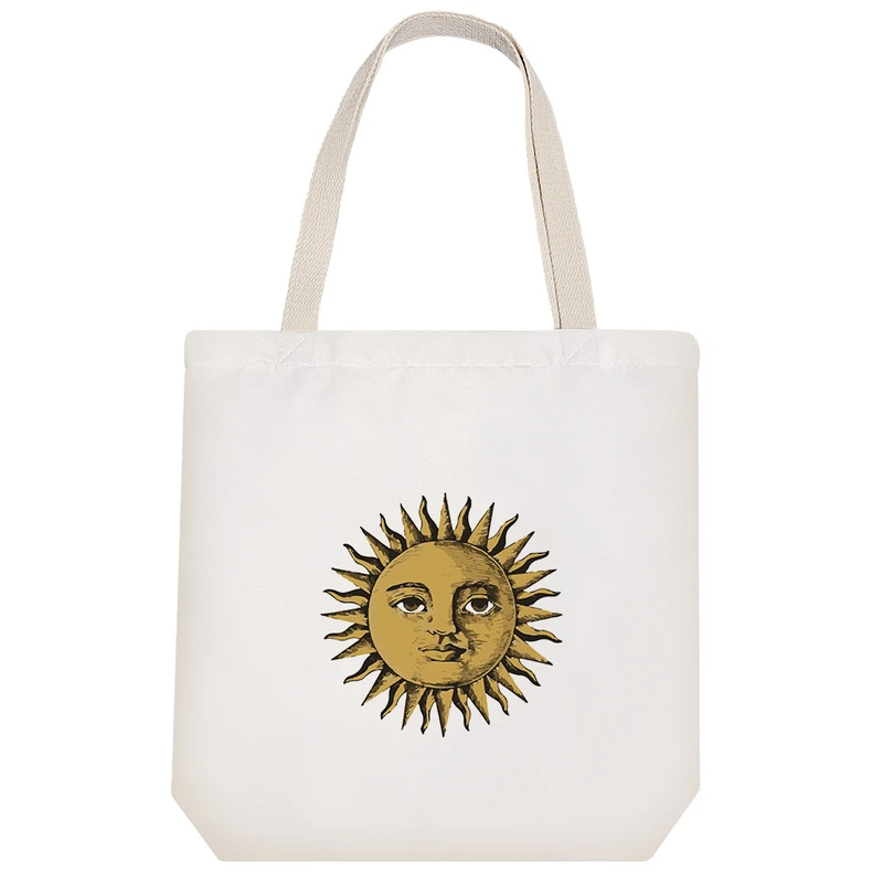 ساک خرید پارچه ای خندالو طرح خورشید مدل توت بگ کد 6786