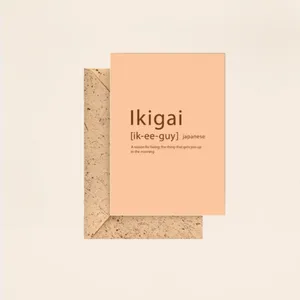 کارت پستال مریخ مدل Ikigai کد 1705
