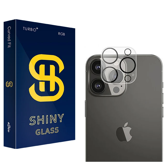 محافظ لنز دوربین شاینی مدل +TURBO مناسب برای گوشی موبایل اپل iPhone 13 Pro Max