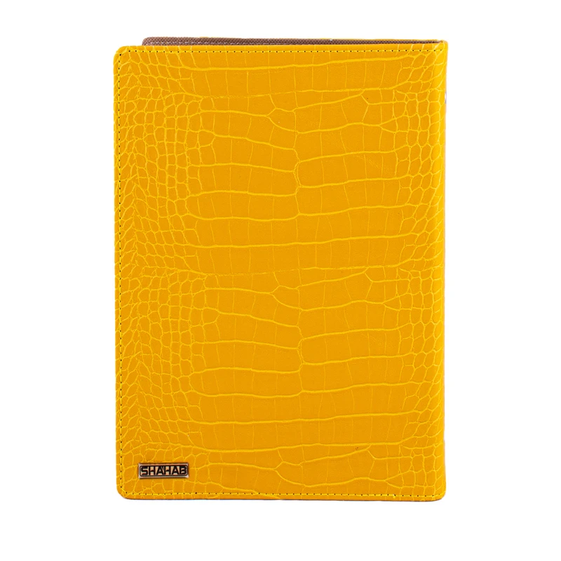 عکس شماره 7 : دفتر کلاسوری شهاب مدل چرمی پوست ماری