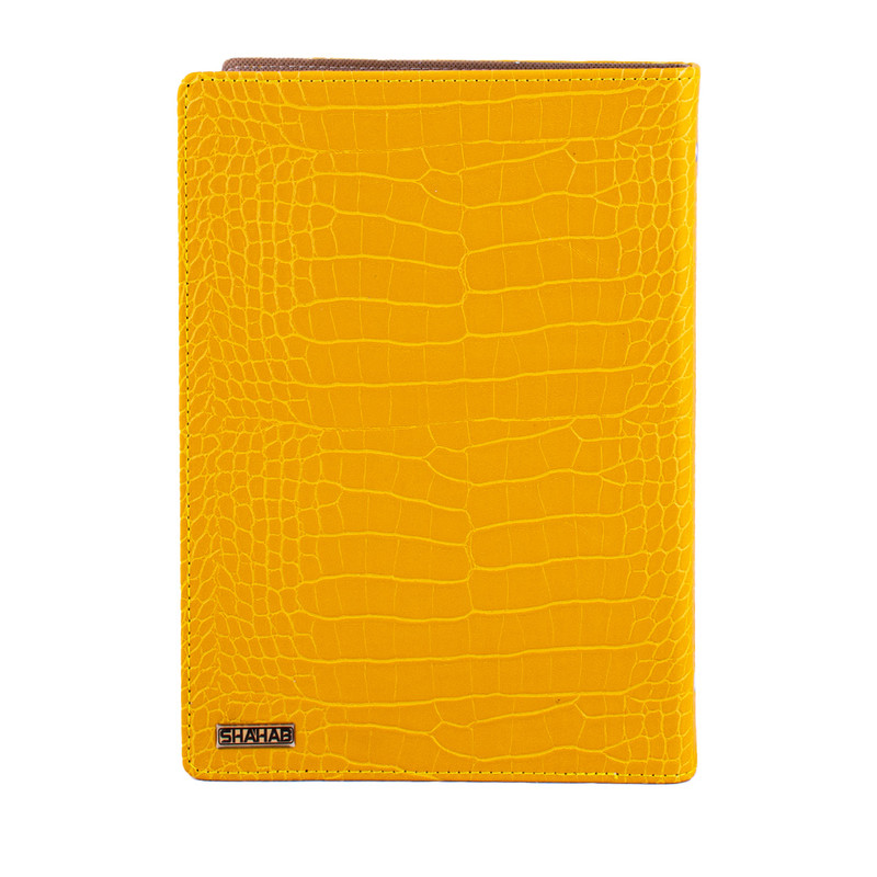 دفتر کلاسوری شهاب مدل چرمی پوست ماری