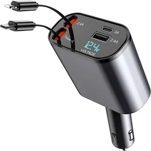 شارژر فندکی 120 وات مدل 4IN1