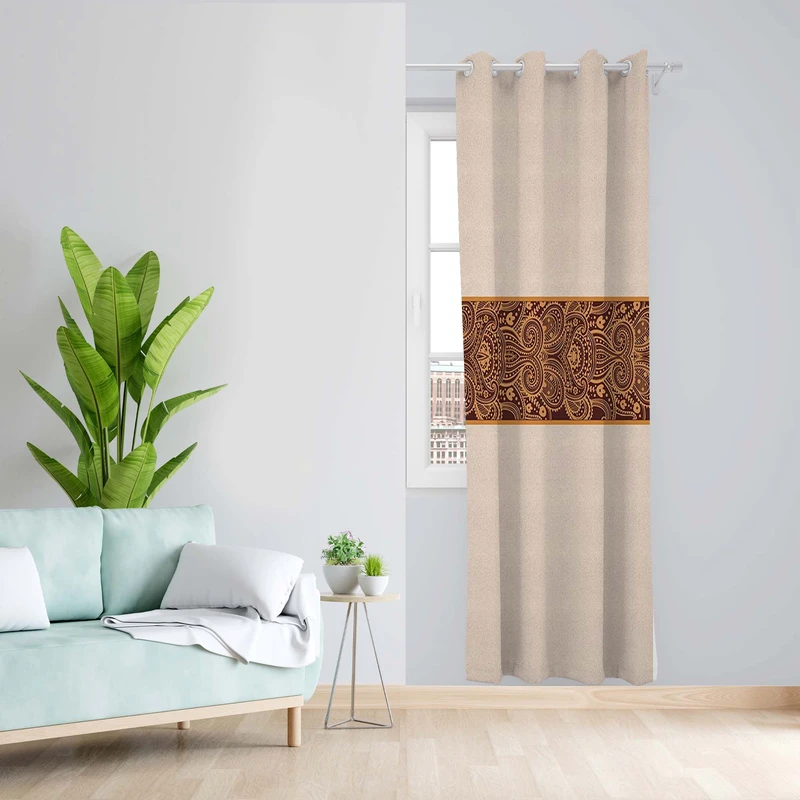 پرده مدل مخمل پانچی کد 1505 z سایز 140x200 سانتی متر