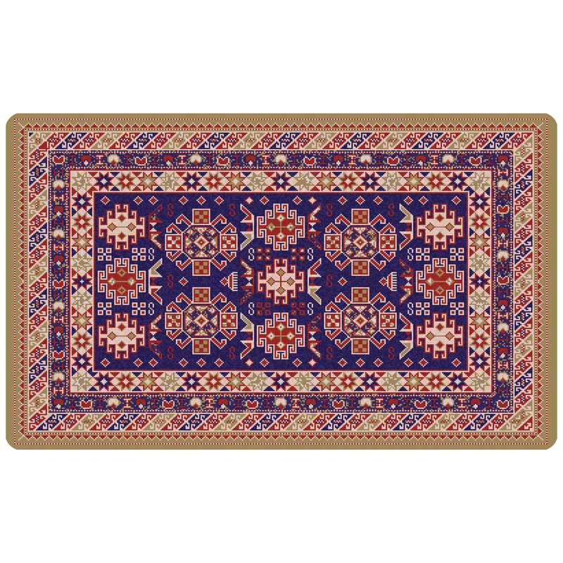 پادری طرح فرش مدل M4.710 سایز 46x76 سانتی متر