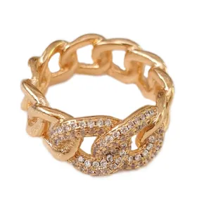 انگشتر زنانه زد جی جولری مدل زنجیری