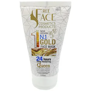 ماسک صورت فری فیس مدل GOLD حجم 120 میلی لیتر