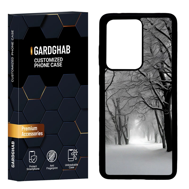 کاور گارد قاب مدل پشت گلس منظره و طبیعت مناسب برای گوشی موبایل سامسونگ  Galaxy S20 Ultra