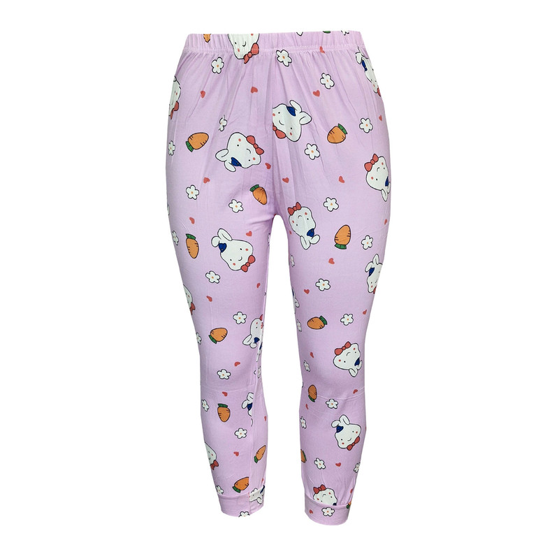 شلوار راحتی زنانه مدل Flowers and carrots