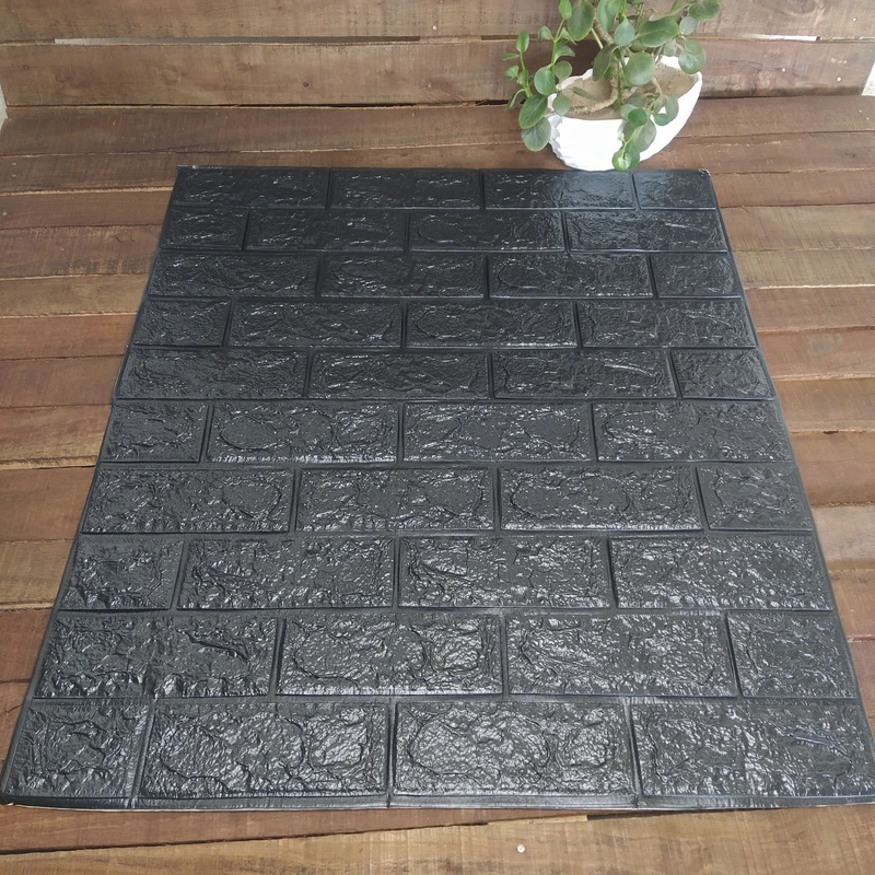 عکس شماره 6 : دیوارپوش مدل دیوارپوش فومی طرح اجری بسته 10 عددی