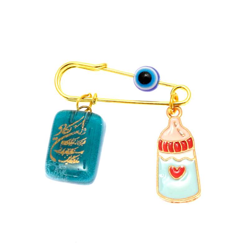 سنجاق سینه دخترانه مدل شیشه شیر P2 سنجاق سینه دخترانه مدل شیشه شیر P2