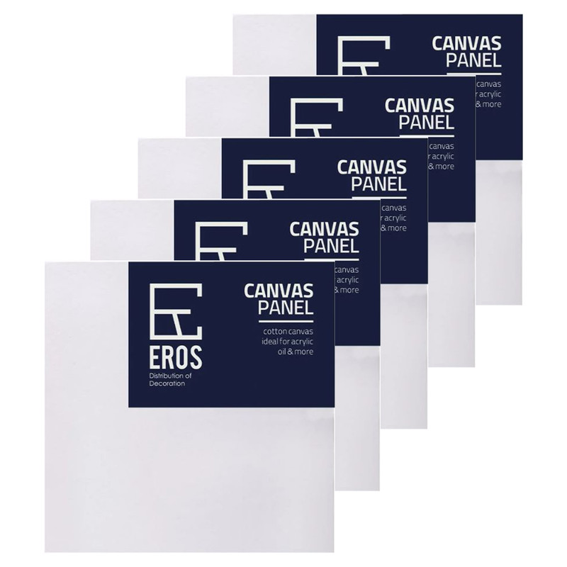 بوم نقاشی مربع اروس مدل R5 سایز 10×10 سانتی متر بسته 5 عددی