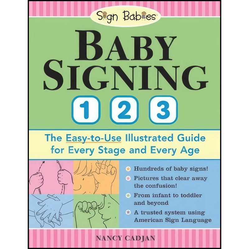 کتاب Baby Signing 1-2-3 اثر Nancy Cadjan انتشارات Sourcebooks