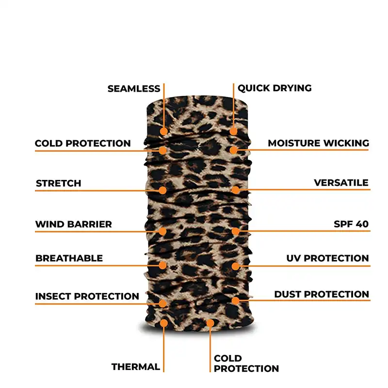 دستمال سر و گردن مدل M500 Leopard