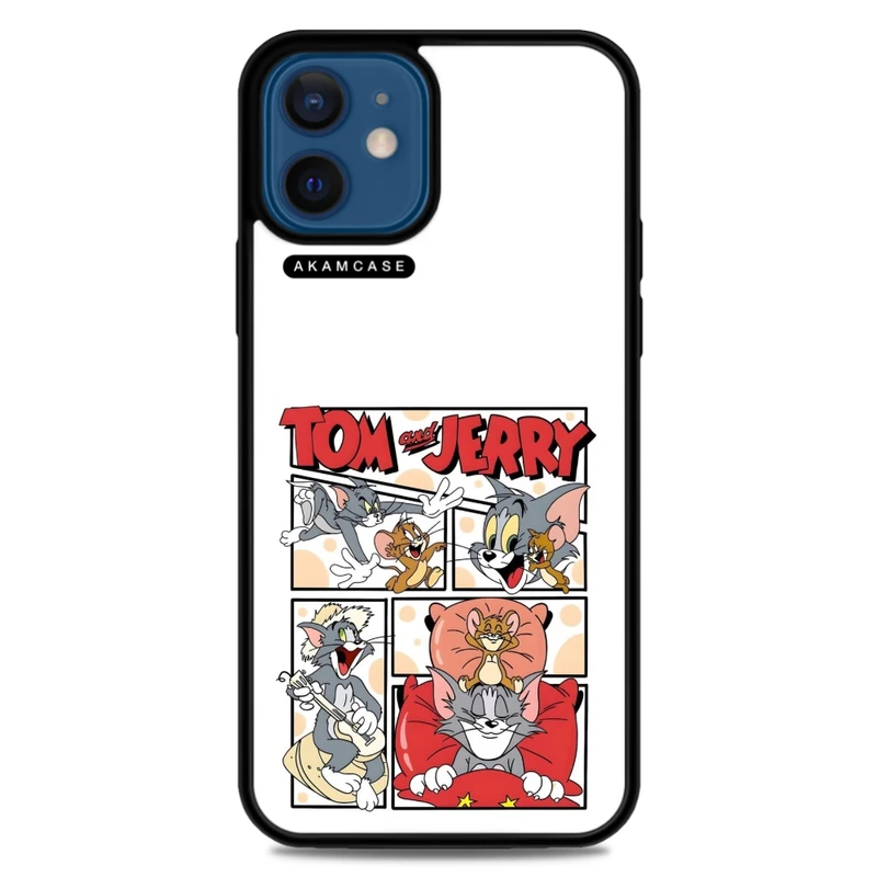 کاور آکام مدل AMC-WA12M-TOM & JERRY13 مناسب برای گوشی موبایل اپل iPhone 12 Mini