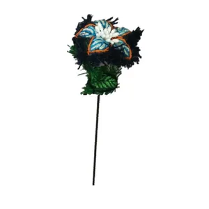 گل سوزن دوزی مدل پته بیجاری کرمان