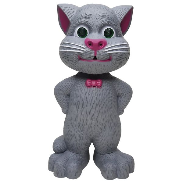 عروسک مدل تام سخنگو طرح گربه کد N23J ارتفاع 23 سانتیمتر
