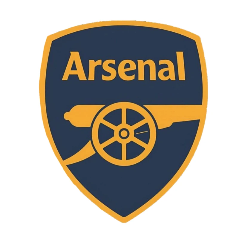 استیکر پارچه و لباس پاد آفرین مدل فوتبالی آرسنال کد 4264